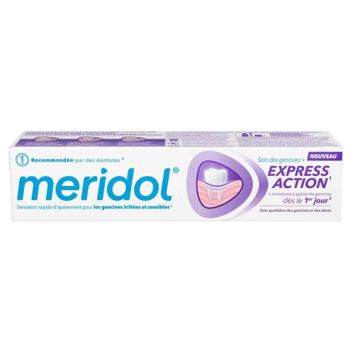 Meridol Dentifrice Gencives Express 75 ml Plaque et Caries - Pharma360