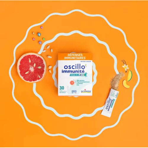 Boiron Oscillo Immunité Enfant 30 Sticks Soutien Immunitaire Enfant