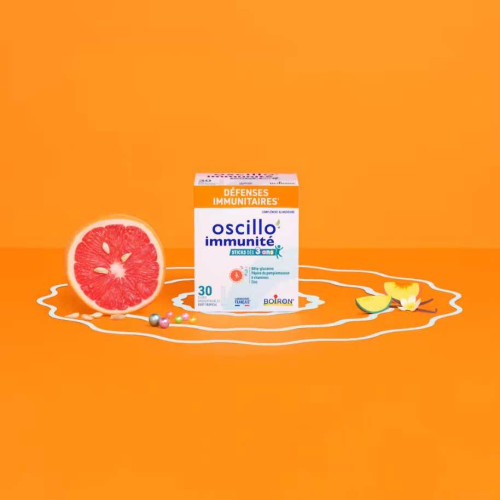 Boiron Oscillo Immunité Enfant 30 Sticks Soutien Immunitaire Enfant