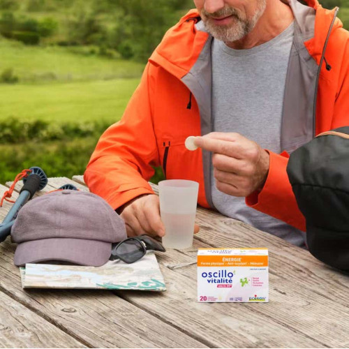Boiron Oscillo Vitalité 50+ 20 comprimés Combattez la fatigue après 50 ans