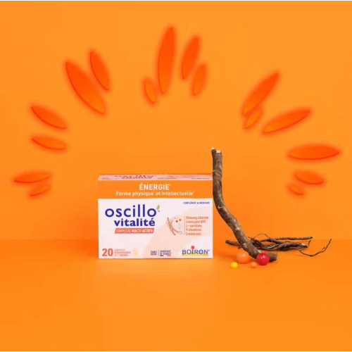 Boiron Oscillo Vitalité Adulte 20 Comprimés Énergie et Vitalité
