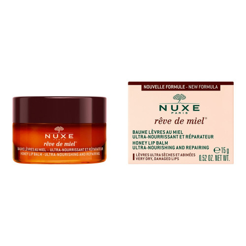 NUXE Rêve de Miel Baume Lèvres 15g - Soulage et Répare