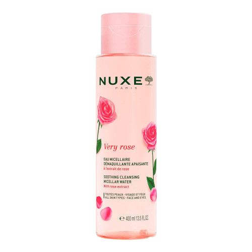 NUXE Very Rose Eau Micellaire 400ml - Démaquille, Nettoie, Adoucit