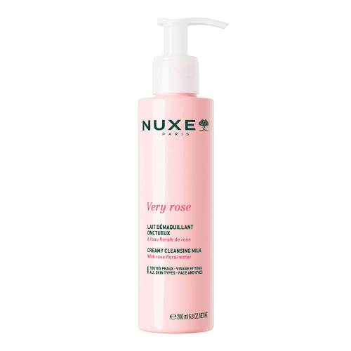 NUXE Very Rose Lait Démaquillant 200ml - Hydrate et Réconforte