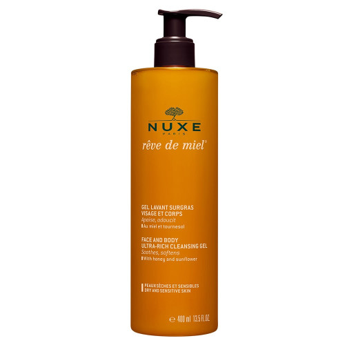 NUXE Rêve de Miel 400ml - Gel Lavant Doux et Apaisant