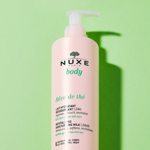 NUXE Body Lait Hydratant Rêve de Thé 400ml - Soin Quotidien Tous Types de Peaux