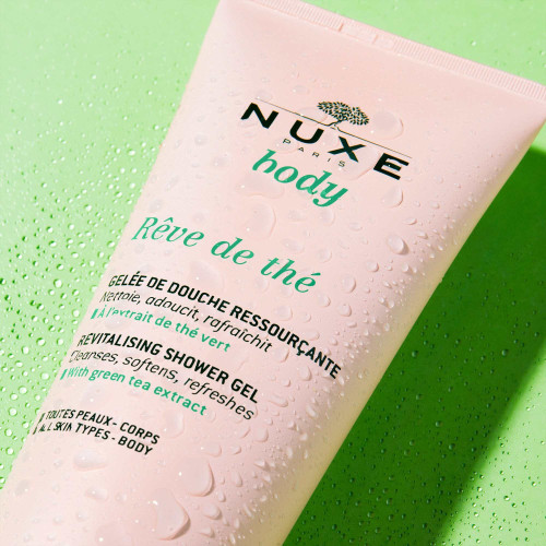 NUXE Gelée Douche Rêve de Thé 200ml - Nettoie et Rafraîchit