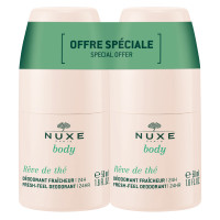 NUXE Body Rêve de Thé Déodorant 24h 2x50ml - Fraîcheur et Protection