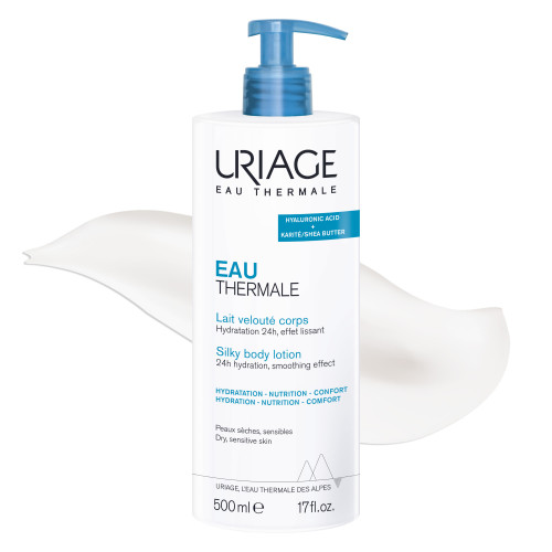 URIAGE Lait Corps Velouté 500ml - Hydratation Intense Peaux Sèches