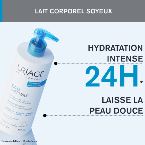 URIAGE Lait Corps Velouté 500ml - Hydratation Intense Peaux Sèches
