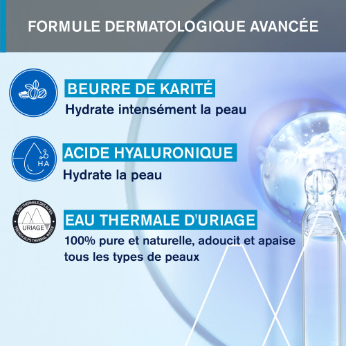 URIAGE Lait Corps Velouté 500ml - Hydratation Intense Peaux Sèches