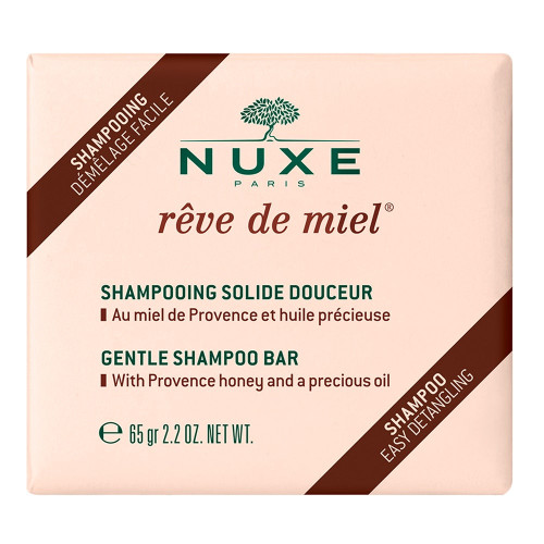 NUXE Rêve de Miel Shampooing Solide 65g - Douceur et Soyeux
