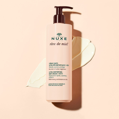 NUXE Rêve de Miel Crème 400ml - Apaise et Protège Peaux Sèches