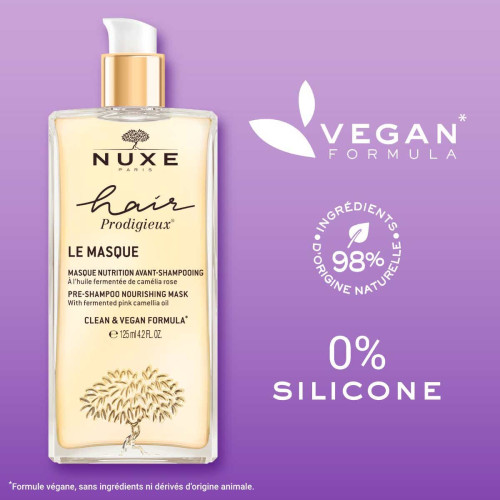 NUXE Hair Prodigieux Masque 125mL - Réparation Intense Cheveux