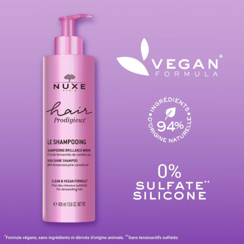 Hair Prodigieux Le Shampooing Brillance Miroir 400 ml
