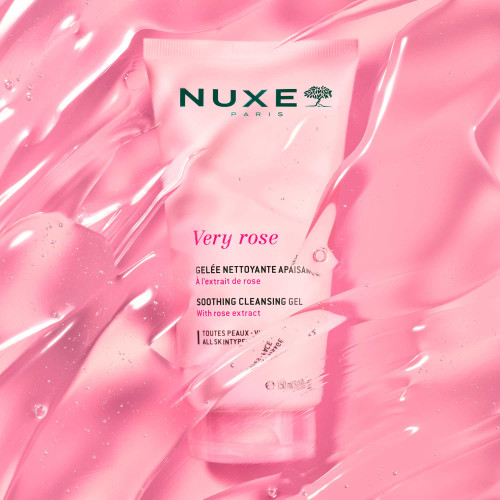 Nuxe Very Rose Gelée Nettoyante 150ml Peau Douce et Apaisée