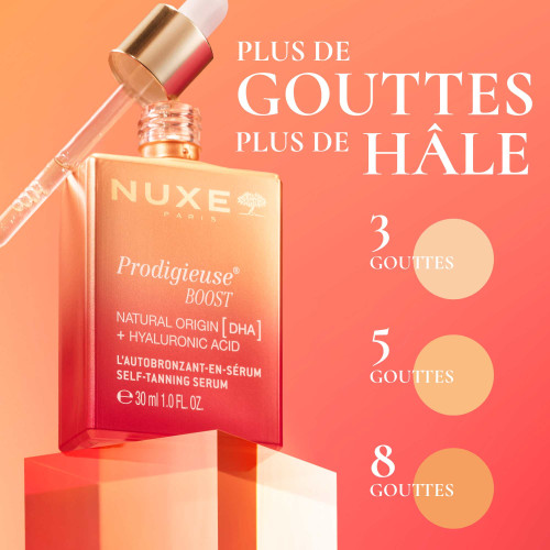 NUXE Prodigieuse Boost Sérum Autobronzant 30 ml Teint Hâlé Naturel