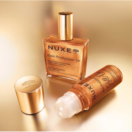 Nuxe Huile Prodigieuse Or Roll-On 60ml Éclat Sublime Cheveux Peau