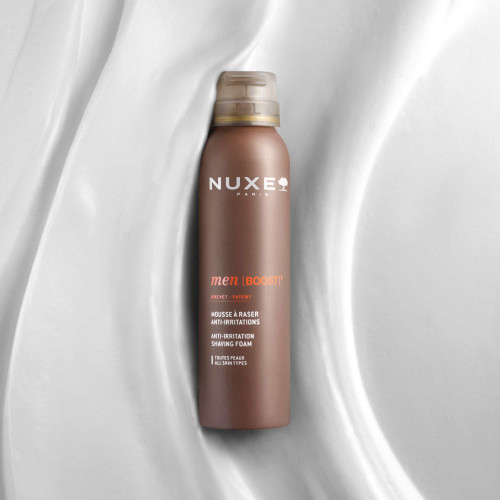 Nuxe Men Boost Mousse à Raser 150 ml Anti-Irritations, Confort Parfait