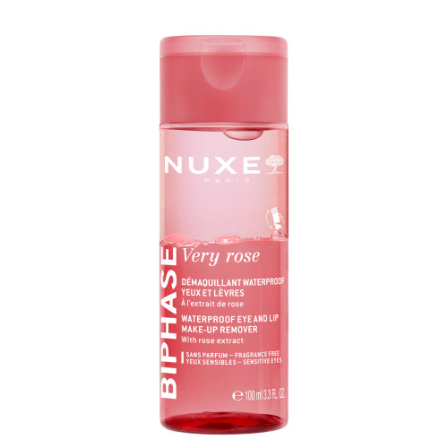 Nuxe Very Rose Démaquillant 100ml Waterproof Douceur et Efficacité