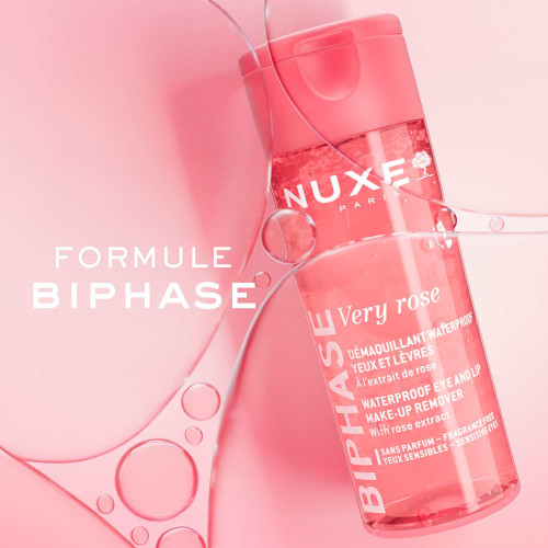 Nuxe Very Rose Démaquillant 100ml Waterproof Douceur et Efficacité