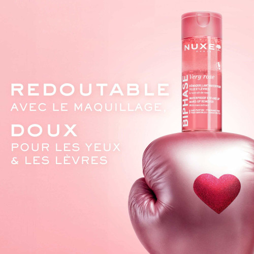 Nuxe Very Rose Démaquillant 100ml Waterproof Douceur et Efficacité