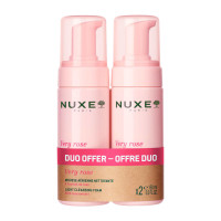 Nuxe Very Rose Mousse Nettoyante 2x150ml Peau Douce et Éclatante