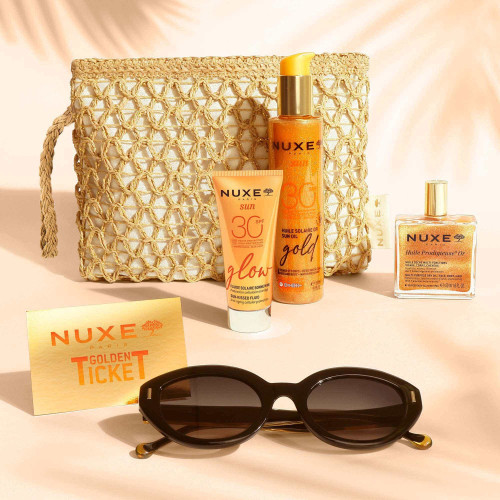 NUXE Trésor Été 2026 : Trousse solaire SPF30 visage & corps