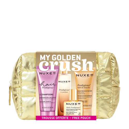 NUXE Trésor Voyage : Golden Crush - Kit beauté nomade solaire