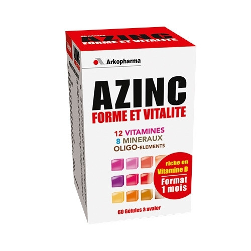 AZINC Vitalité ARKOPHARMA 120 Gélules - Booste Energie et Equilibre