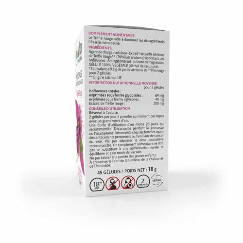 ARKOPHARMA Arkogélules Trèfle Rouge 45 gélules - Sérénité Ménopause