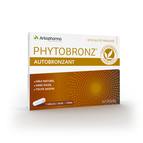 ARKOPHARMA PhytoBronz Hâle Naturel 30 Capsules - Teint Éclatant