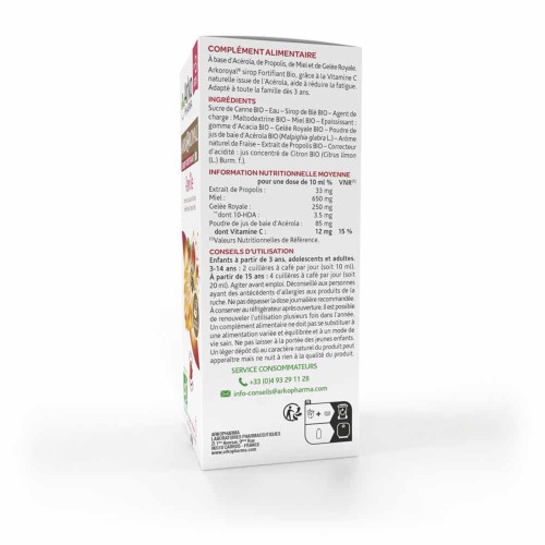 ARKOPHARMA Arko Royal Junior Sirop Fortifiant Bio 140mL