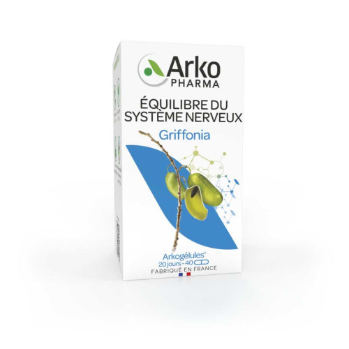 Arkopharma Arkogélules Griffonia 45 gélules - Soutien système nerveux