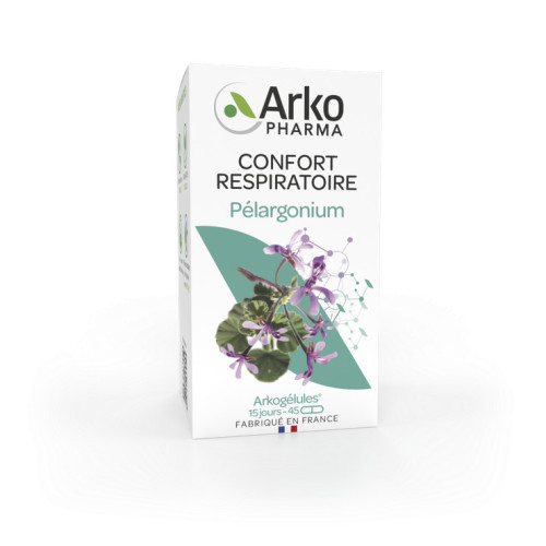 Arkopharma Arkogélules Pelargonium 45 Gélules - Boost Immunitaire sur