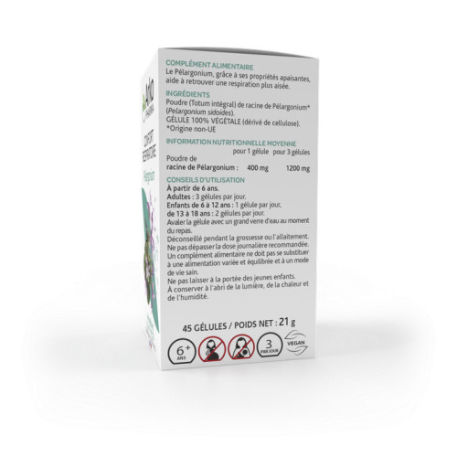 Arkopharma Arkogélules Pelargonium 45 Gélules - Boost Immunitaire sur