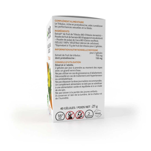 Arkogélules Tribulus 45 Gélules