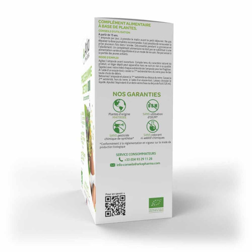 Arkofluides Detox Bio 30 Ampoules - Détoxifiant Triple Action