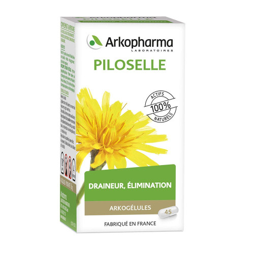 Arkopharma Arkogélules Piloselle 45 gélules - Anti-rétention d'eau