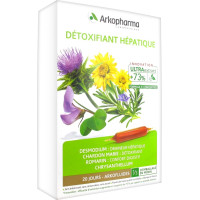 Arkopharma Arkofluide Bio Détox 20 Ampoules - Purifie et Régénère