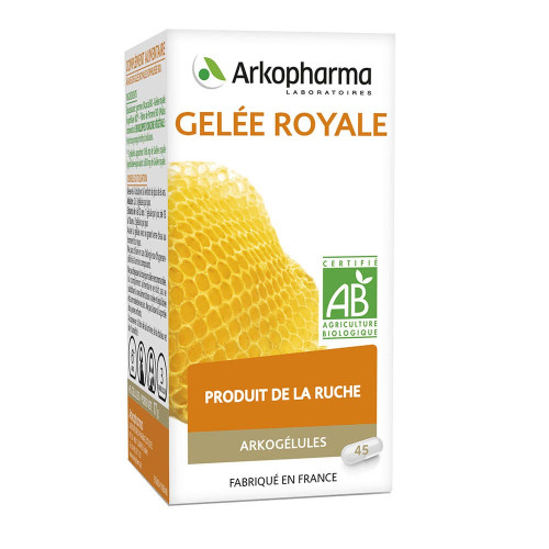 Arkopharma Gelée Royale Bio 45 Gélules - Tonus et Résistance