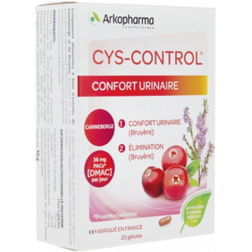 ARKOPHARMA Cys-Control 20 Gélules: Confort Urinaire