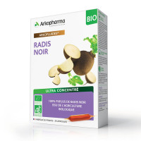 Arkopharma Arkofluides Bio Radis Noir 20 Ampoules - Confort Digestif
