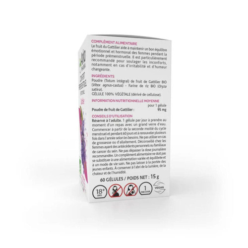 Arkopharma Arkogélules Gattilier 60 - Bien-être Féminin