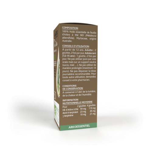 Arkopharma Huile Essentielle Tea Tree 10ml - Antiseptique Naturel