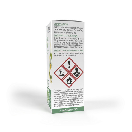 ARKOPHARMA Huile Essentielle Ciste 5ml - Antioxydante et Relaxante
