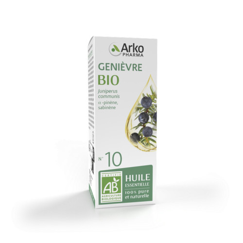 Arkopharma Huile Essentielle Genièvre 10ml - Soin Peau Cheveux
