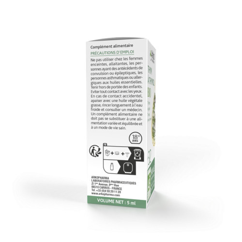 ARKOPHARMA Huile Essentielle Thym 5ml - Booste Défenses Naturelles