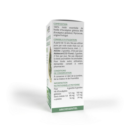 ARKOPHARMA Huile Essentielle Eucalyptus 10ml