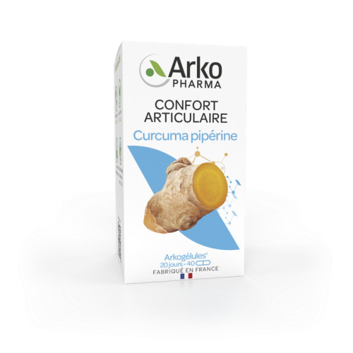 Arkopharma Arkogélules Curcuma Pipérine Bio 40 Gélules